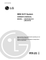 LG LM-M140D User manual