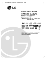 LG LH-T551TB User manual
