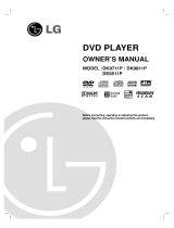 LG DV9821P User manual