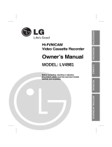 LG LV4891 Owner's manual