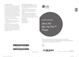 LG Electronics UBK90 User manual