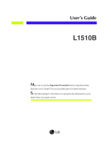 LG L1510B User manual
