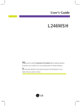 LG L246WSH-BN User guide