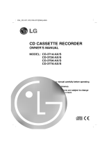 LG CD-371A User manual