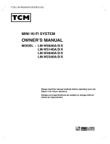 LG LM-W2340D User manual