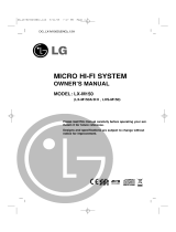 LG LX-M150D User guide
