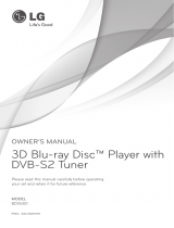 LG BDS580 User manual