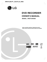 LG DR265 User manual