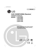 LG LAC-5700R User manual