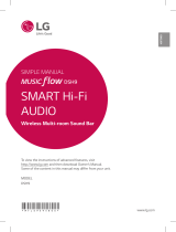 LG DSH9 Soundbar User manual