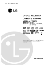 LG LH-T755TK User manual