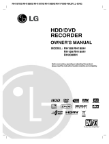 LG RH188H Owner's manual