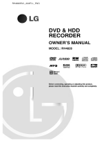LG RH4820 Owner's manual