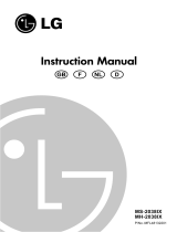 LG LG MS-2038IX Owner's manual
