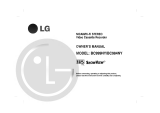 LG BC999NY Owner's manual