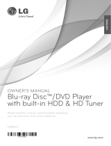 LG HR825T Owner's manual