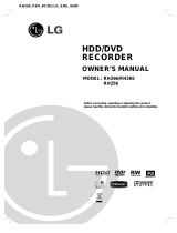 LG RH256-P1M Owner's manual