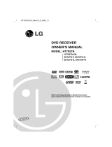 LG HT702TN Owner's manual