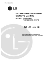 LG FFH-DV25AD Owner's manual