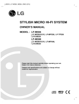 LG LF-M330D User manual