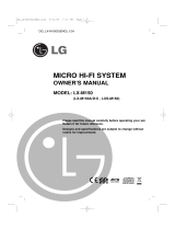 LG LX-M150D Owner's manual