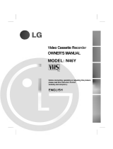 LG N46Y Owner's manual