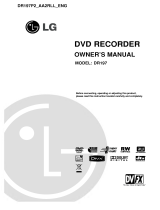 LG DR197P2 User manual