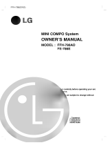 LG FFH-786AD Owner's manual