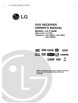 LG LH-T760IB User manual