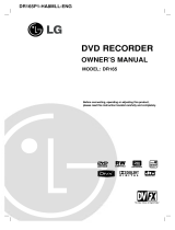 LG DR165P1 Owner's manual