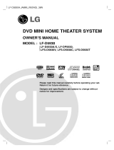 LG LF-D5930A Owner's manual