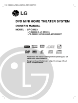 LG LF-D5933A Owner's manual