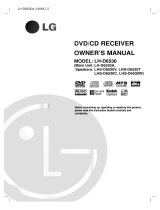 LG LH-D6530A Owner's manual