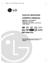 LG LH-T755TF Owner's manual