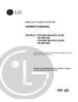 LG FFH-M2125A Owner's manual