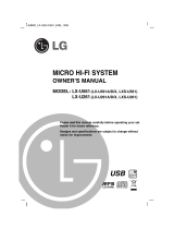 LG LX-U561A Owner's manual