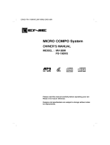 LG MV-30M Owner's manual