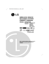 LG HT502THW-AN Owner's manual