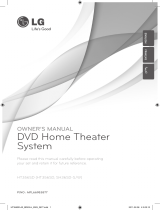 LG HT356SD Owner's manual