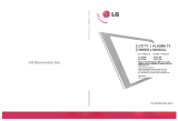 LG 37LC2RR Owner's manual