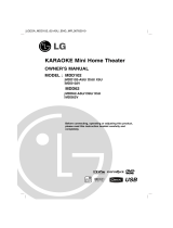 LG MDD102-A5U Owner's manual