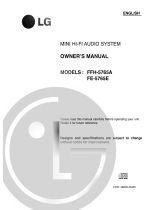 LG FFH-5765A Owner's manual