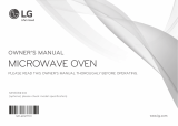 LG MH8082X Owner's manual
