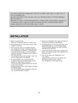 LG GR-542WF Owner's manual