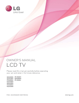 LG 32LH255H Owner's manual
