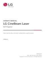 LG HF85LA User manual