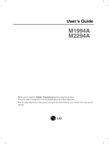 LG M2294A-PM User manual