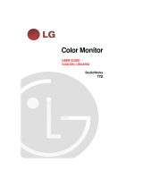 LG STUDIOWORKS 77S(77S) Owner's manual