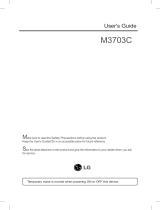 LG M3703CCBH Owner's manual