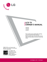 LG 37LC6D Owner's manual
